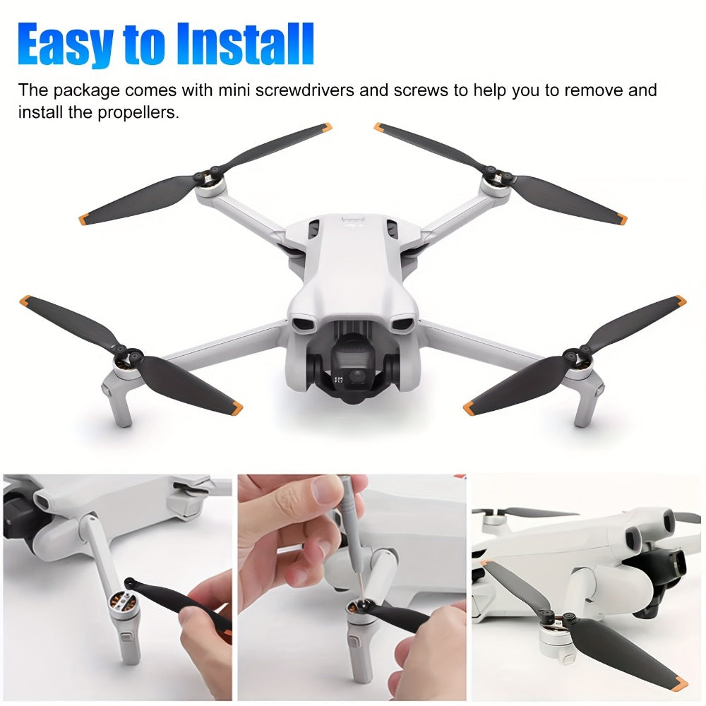DJI Mini 3 Replacement Propellers, 16-Piece Quick-Release Kit
