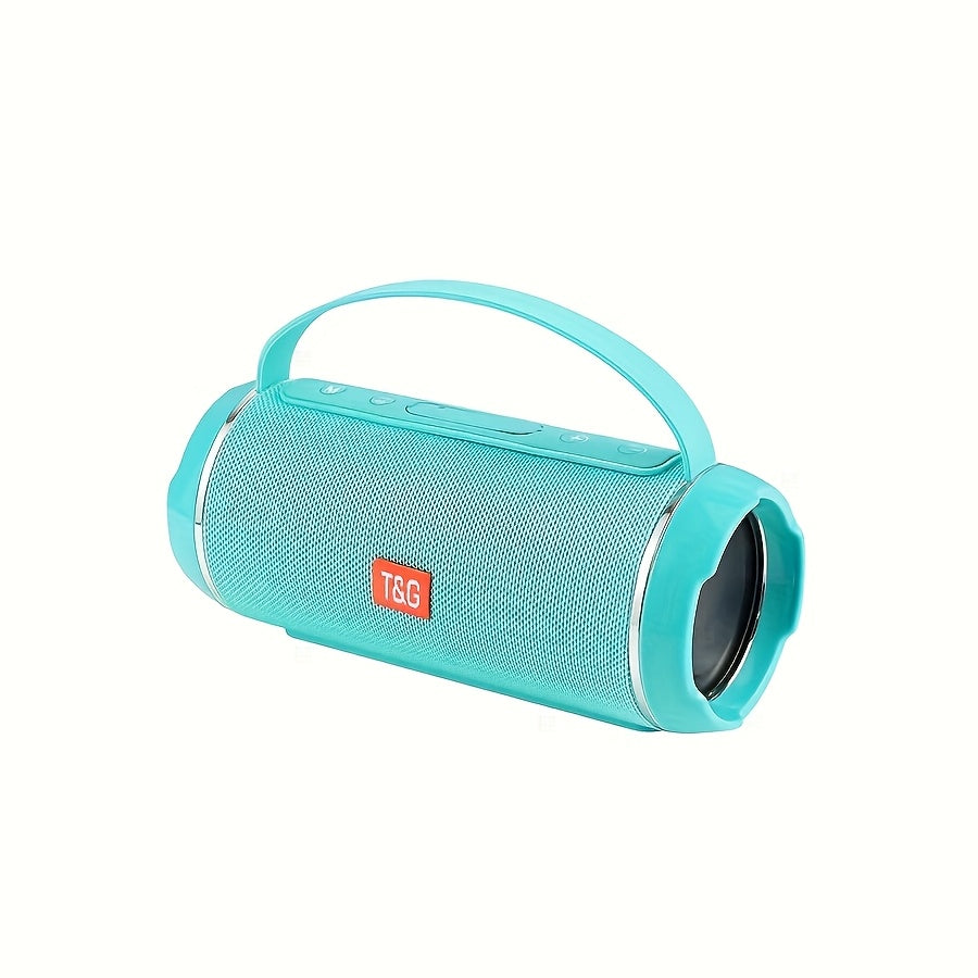 TG116C IPX4 Portable Bluetooth 5.0 Speaker 1200mAh Rechargeable Wireless Speaker USB TF FM Type-C Charging Surround Sound for Outdoor Travel Home Mobile