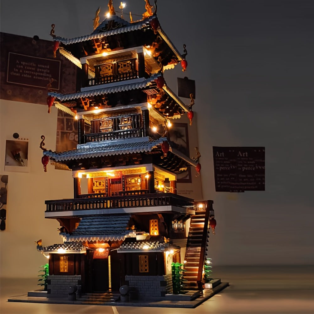 Ancient Chinese Palace Building Set, 6,134 Mini Bricks, Heavenly Fairy Mirror