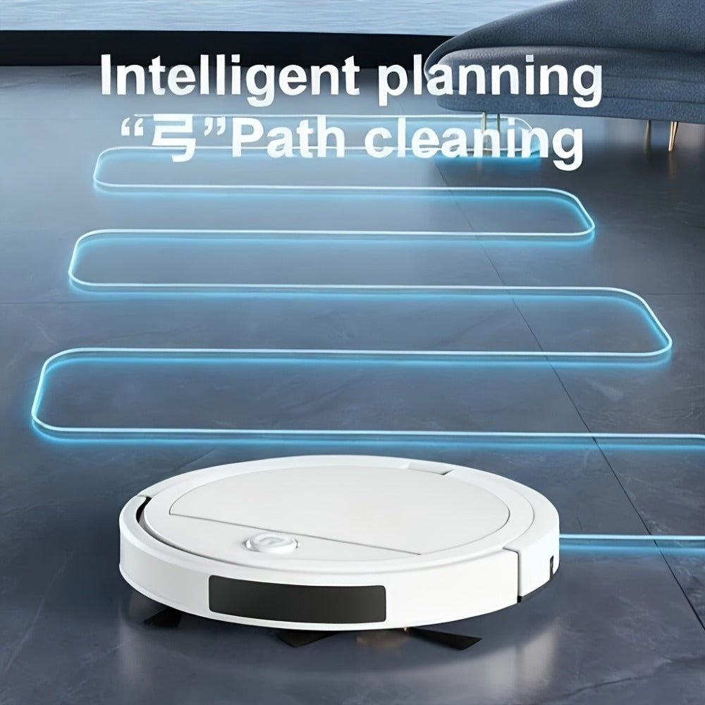 Robot Vacuum Cleaner 3-in-1 – 2000Pa Powerful Suction, 150-Min Runtime, Auto Floor Cleaning for Pet Hair, Dust & Debris, Multi-Functional Robotic Vacuum for Hardwood, Tile & Low-Pile Carpet