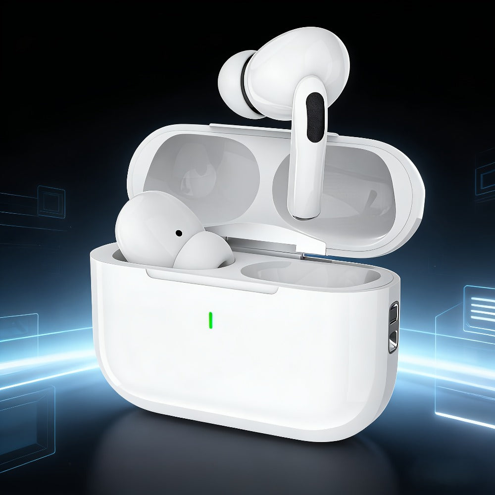 3-in-1 Wireless Earbuds Standard Translation Screen Model In-Ear Earphones Charging Case HD Calling Long Battery Life Ergonomic Compact Lightweight for Learning Study Travel Daily Use