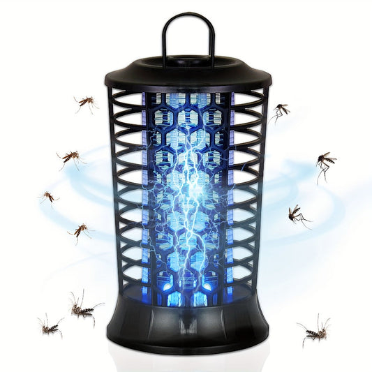 Indoor Electric Bug Zapper with Removable Collector Tray, Plug-In Insect Control