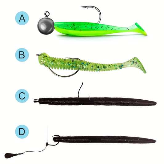 Fishing Lures Kit for Freshwater and Saltwater, 66-, 95- or 189-Piece Options
