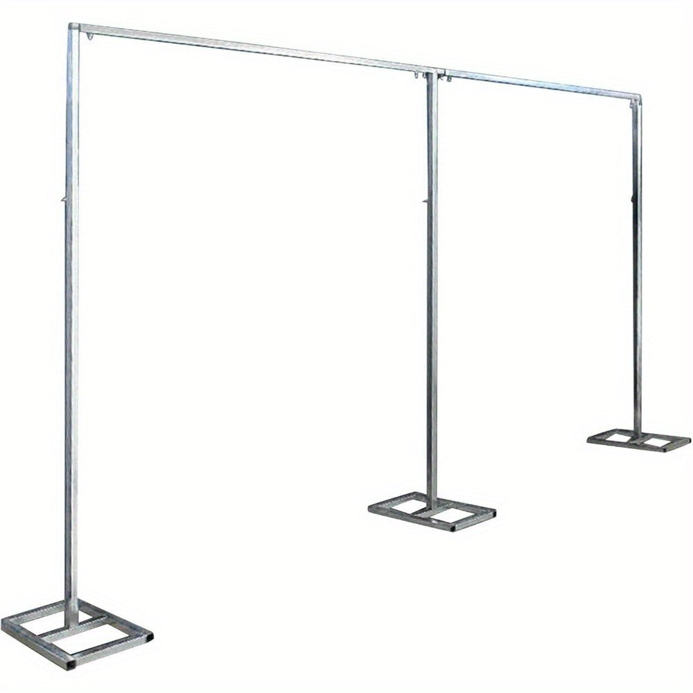 Pipe and Drape Backdrop Stand 10x20ft Heavy Duty Stainless Steel Portable Wedding Party Photography Background Support System with Base Kit for Stage Events Trade Show Display