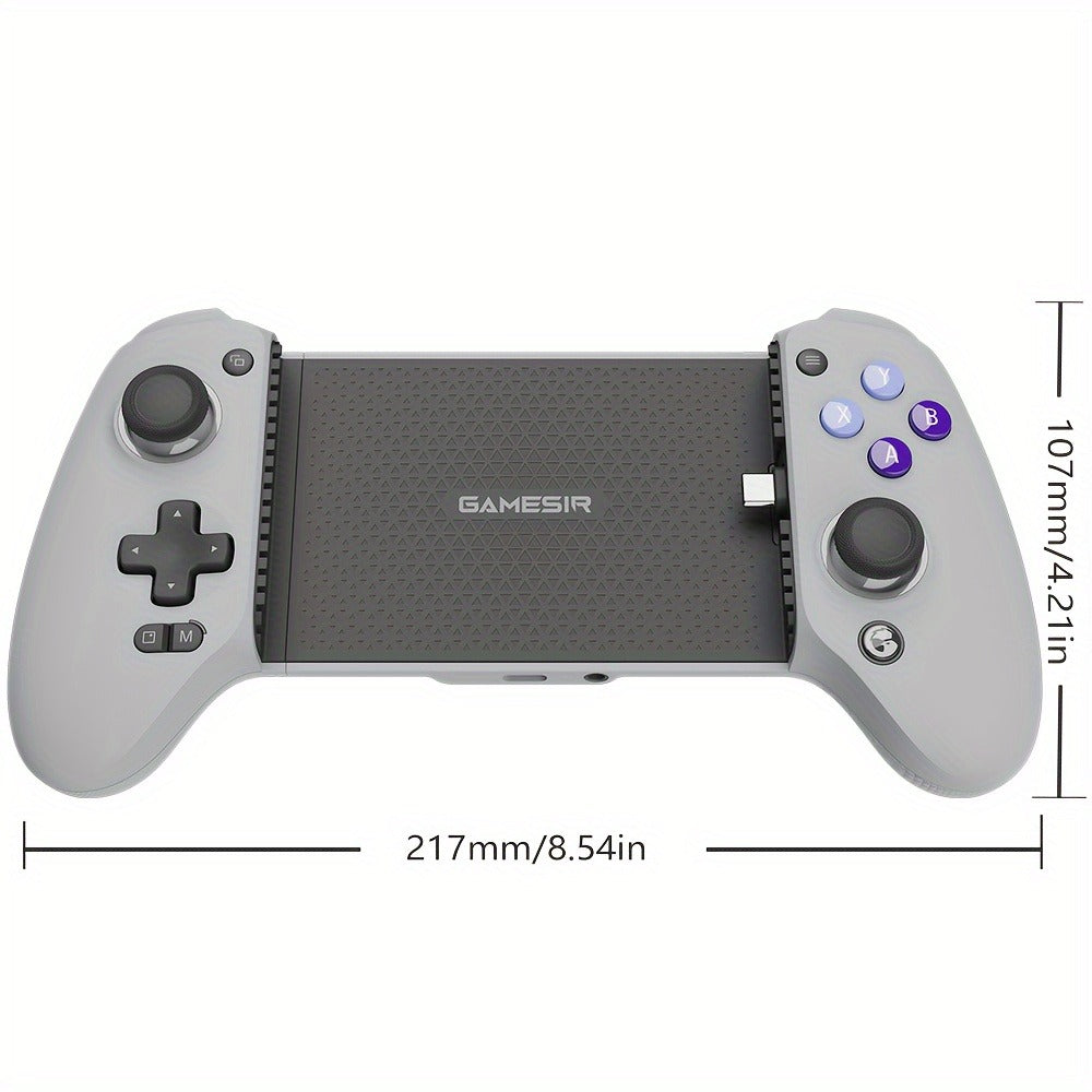 Hall Effect Mobile Gaming Controller GameSir G8 Galileo USB-C Wired – Zero-Drift Joysticks & Triggers, Pass-Through Charging, Mappable Back Buttons for iPhone 15 Android Cloud Gaming Xbox Game Pass