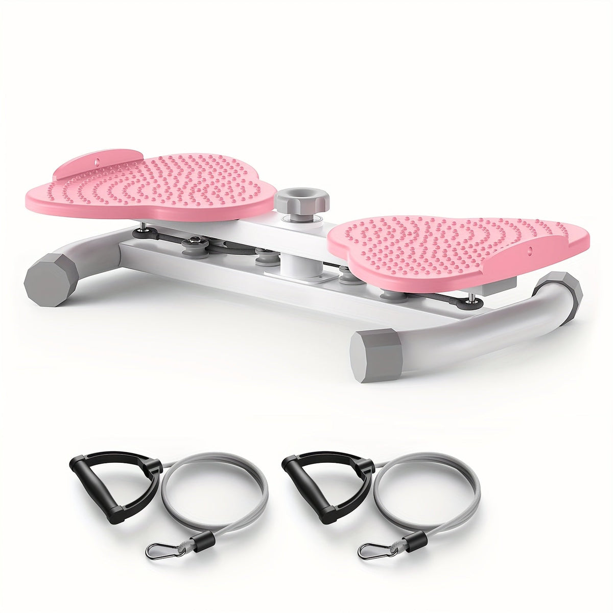 Waist Twisting Board Ab Twister for Home Gym – Noiseless 360° Twist Exercise Machine with Digital Display, Figure-8 Resistance Band & 360 LBS Capacity – Track Time, Reps & Calories