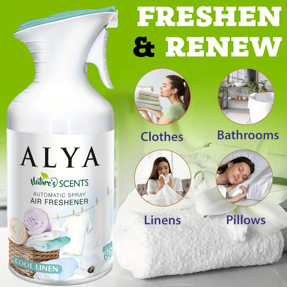 Air Freshener Spray 8.45 oz Aromatherapy Room Spray 1pc or 3pc - 6 Scents Lavender, Vanilla, Cool Linen, Ocean, Mixed Berries & Magnolia, Odor Eliminator for Home, Car, Office, Bathroom, Fabric & Closet