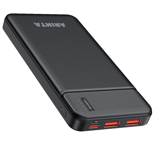10000mAh Slim Power Bank PD 22.5W Super Fast Charging – Dual USB-A Output, 20W USB-C Input/Output, Lightweight Travel Portable Charger for Smartphones, Tablets & Heated Clothes, Gift for Men & Women