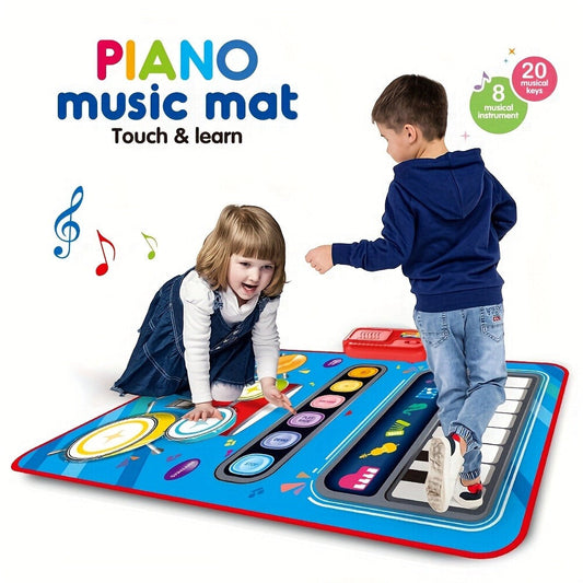 Kids Electronic Drum Music Mat with Two Model Options for Rhythm Play