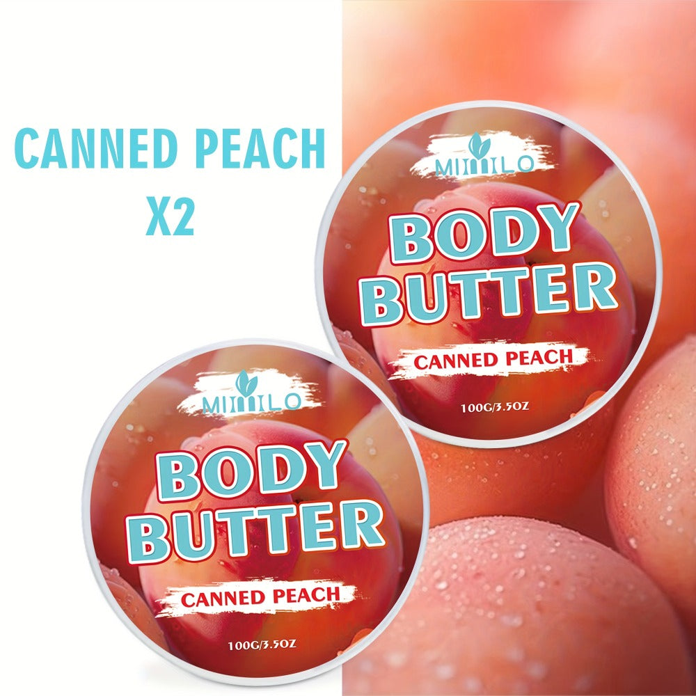 Fruity Body Glaze Set 8 Scents 100g×2 – Pineapple Coconut Strawberry Coffee Peach Doughnut Birthday Cake Non-Greasy All-Day Moisturizing Travel Size Body Lotion Gift for Women