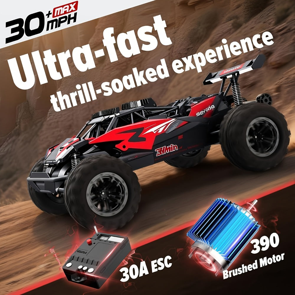 1:18 Alloy RC Monster Truck, 33 km/h with LED Lights and 2.4 GHz Control