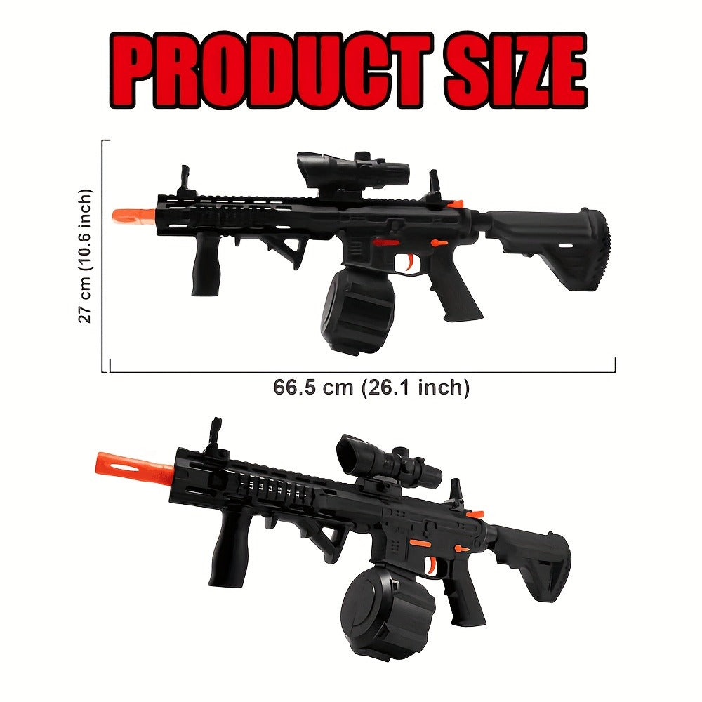 USB-Rechargeable Splash Ball Toy Gun, Rifle-Style Outdoor Blaster