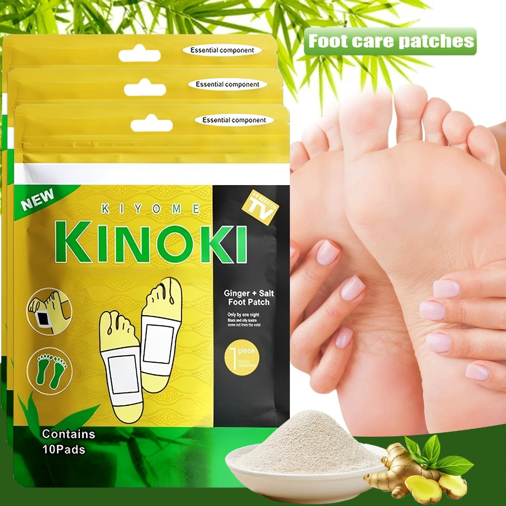 Foot Detox Pads Value Set 50pcs & 150pcs – Bamboo Vinegar & Ginger Deep Cleansing Overnight Patches, Alcohol-Free Natural Plant Formula, Green Golden Lavender Variants, Foot Care Gift for Women Men
