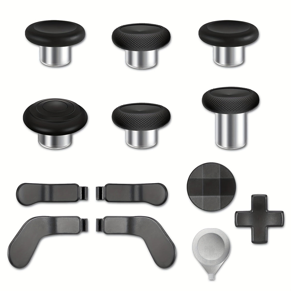 Xbox Elite Controller Series 2 Accessories 13-in-1 Replacement Kit - Paddles Thumbsticks Analog Sticks 2 D-Pads Repair Tool Stainless Steel Parts Set for Xbox Elite 2