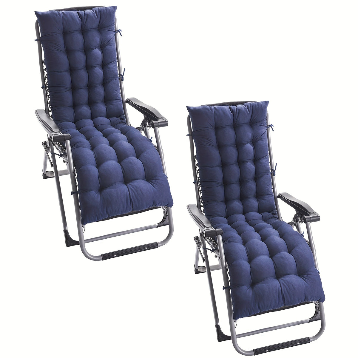 Outdoor Cushion shown in the Navy Blue, 49 X 19 In option
