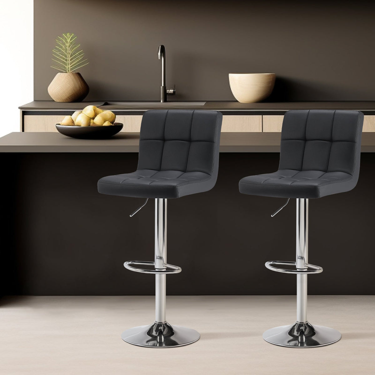 Bar Stool shown in the Black, 2 PACK- option