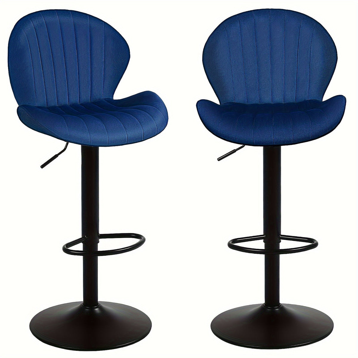 Bar Stool shown in the Blue, 2pcs option