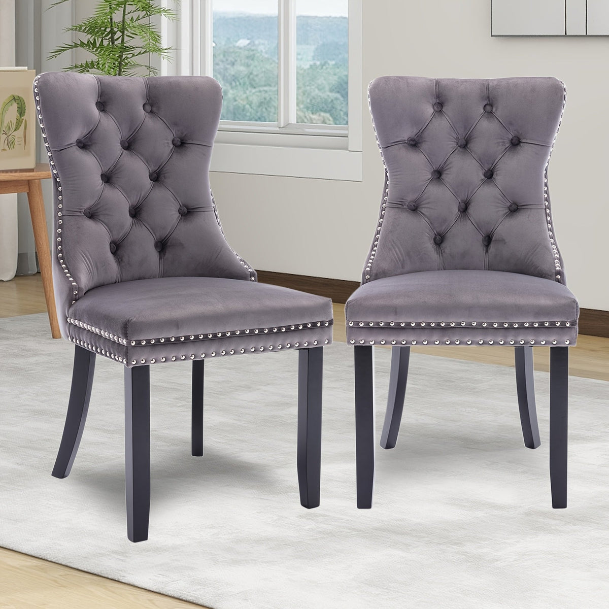 Dining Chair shown in the Grey option