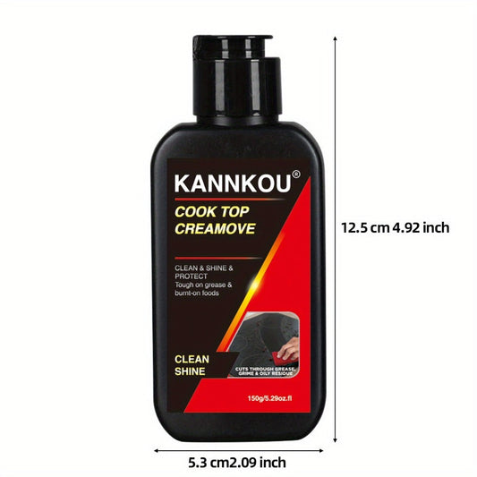 Ceramic Glass Cooktop Cleaner & Polish, 150g for Burnt-On Food and Grease