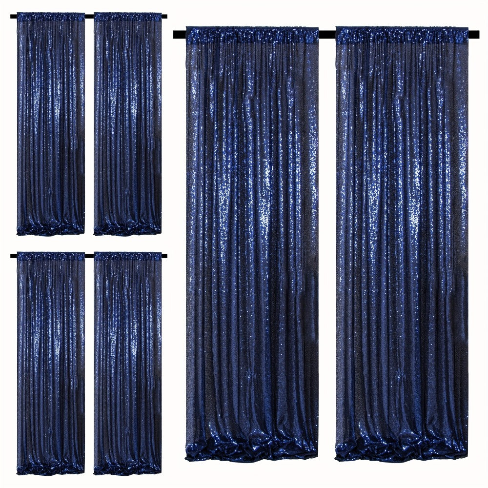 Sequin Backdrop Curtains 2FTx8FT Glitter Photography Background Panels for Party Wedding Birthday Stage Decoration Gold Yellow Shimmer Curtain Set 4 6 10 Panels Available