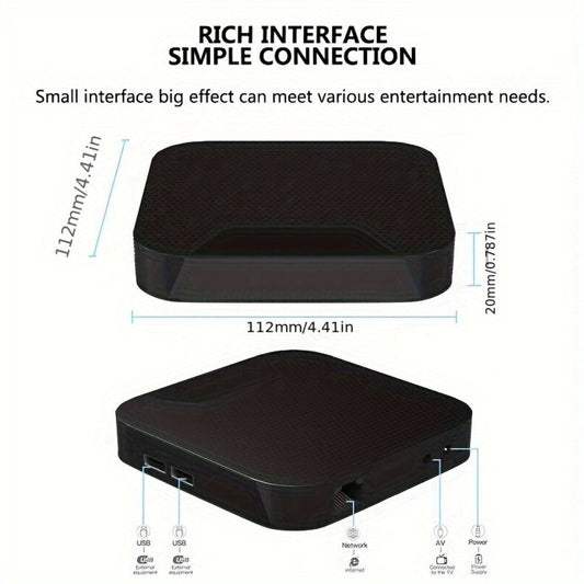 Android Smart TV Box 4K Streaming, Amlogic S905 Quad Core, Dual Band WiFi, Voice & Classic Editions
