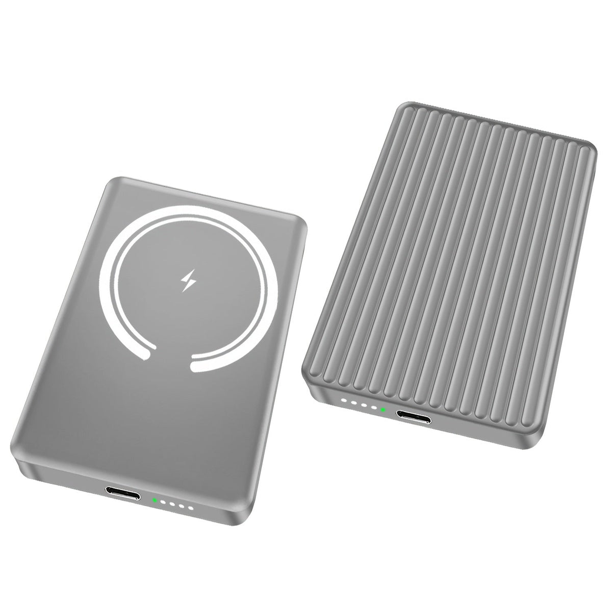 MagSafe Compatible Magnetic Power Bank 5000mAh Ultra Slim 20W Fast Charging – Portable Charger for iPhone 17 16 15 14 13 12 | Snap-On Wireless Battery Pack | Blue Purple Pink Grey Silver