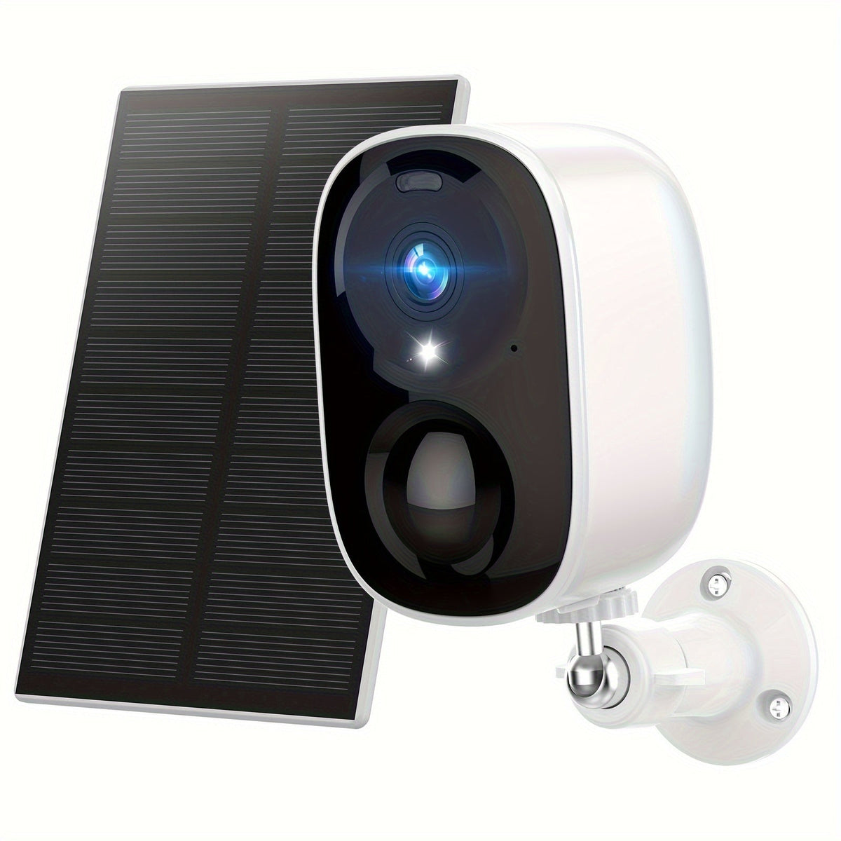 Solar Outdoor Security Camera 2K 3MP Wireless, Dual Band 2.4GHz/5GHz WiFi, AI Motion Detection, Spotlight, Color Night Vision, Two-Way Audio, Cloud & SD Storage – No Monthly Fee Battery Powered CCTV