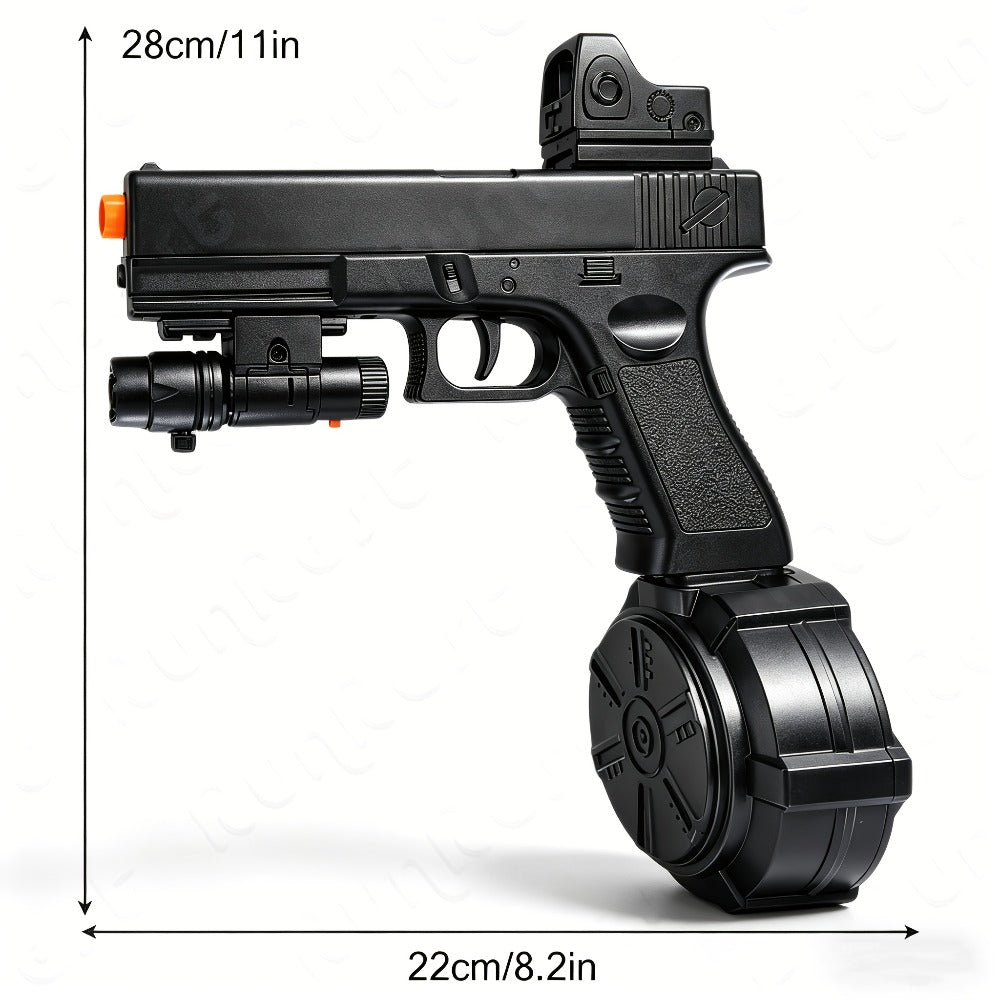 High-Power Electric Gel Blaster Auto Shooting Toy – Rechargeable, Long Battery Life, ABS Portable Build, Outdoor Indoor Team Battle Game for Ages 12+, Halloween Christmas Birthday Party Gift