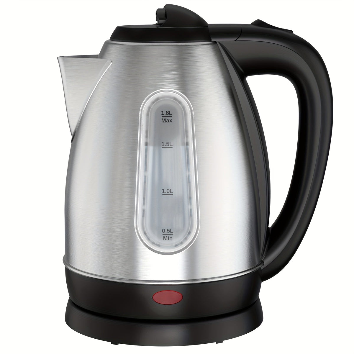 Electric Kettle 1200W Fast Boiling 1.8L Stainless Steel BPA-Free Auto Shut-Off Boil-Dry Protection 360 Swivel Base for Coffee Tea Kitchen Camping Office Home