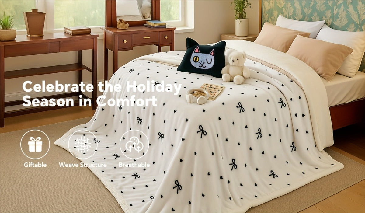 400-450gsm Heavyweight Flannel Blanket – Thick Warm Woven Throw for Bed, Sofa & Bedroom, Machine Washable, 16 Patterns, 4 Sizes