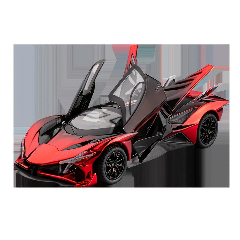 Die-Cast Sports Car Display Model, 1:24 Scale with 8 Style Options