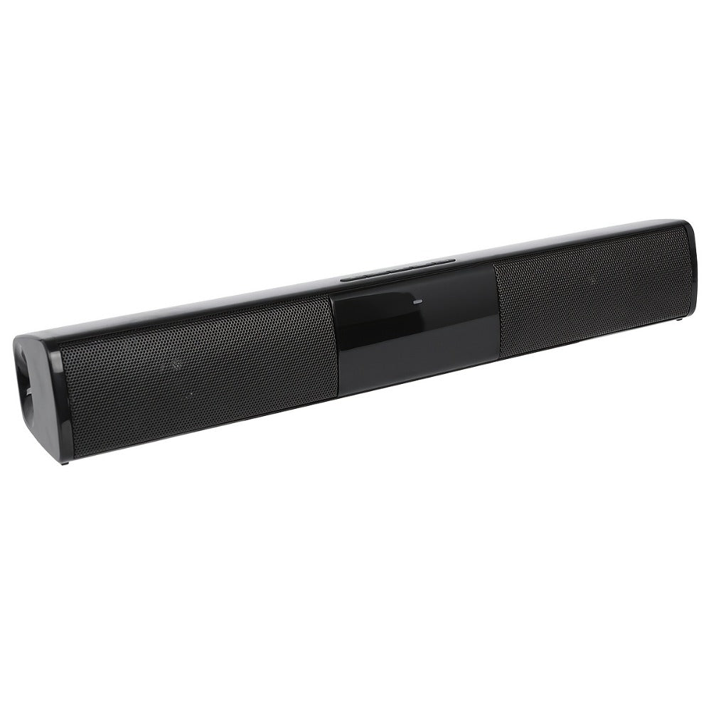 13-Inch Wireless TV Soundbar Speaker with Surround Sound, Bluetooth TWS Stereo Pairing, TF AUX FM USB Inputs, Easy Setup for Smart TV, PC, Projector – Home Theater Sound Bar for Movies, Gaming & Holiday Entertaining