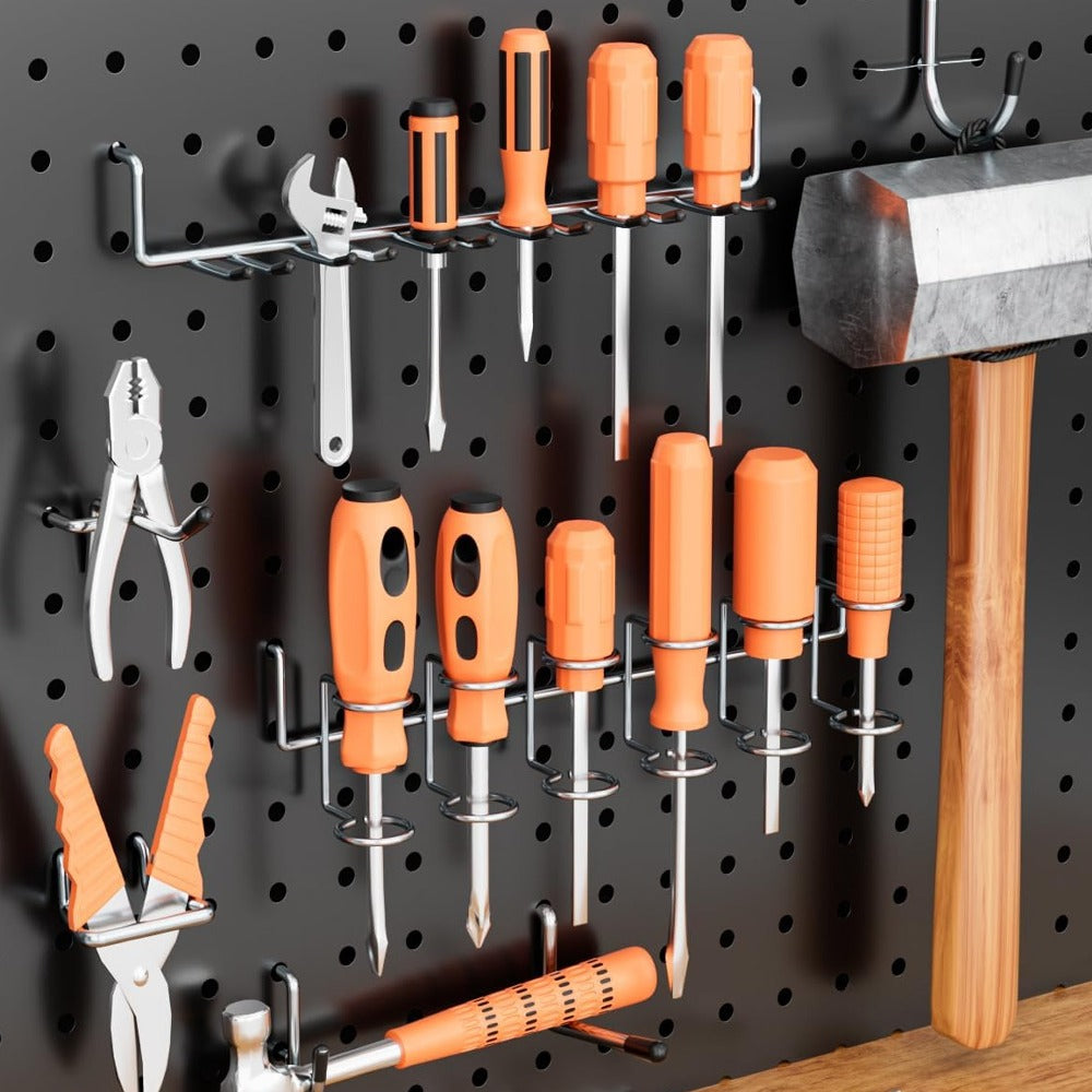 Pegboard Hooks Organizer Kit 278pcs with Bins – 1/8 & 1/4 Inch Peg Board Hook Assortment for Garage Wall Tool Storage | Hanging Storage Accessories for Workshop, Craft Room & Home Organization