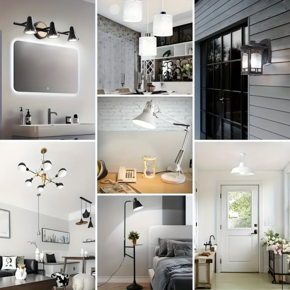 A19 LED Light Bulb 14W 1100 Lumens 4500K Daylight White 85+ CRI Non-Dimmable – E26 Base No Flicker High Brightness Bulb for Home Bedroom Office Kitchen Living Room Lamp, 6 Pack
