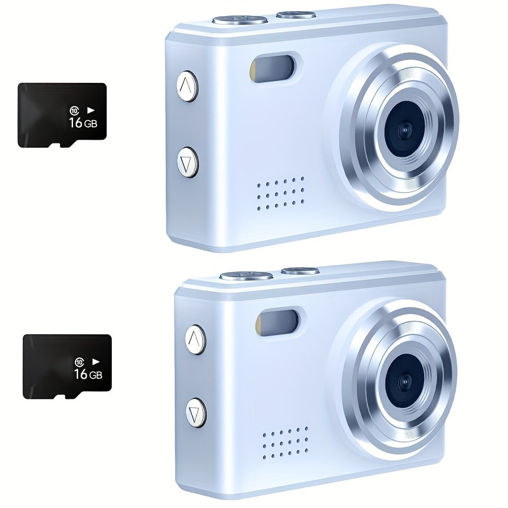 Keychain Mini Digital Camera 16X Zoom Autofocus & Shock-Proof | 2.8-Inch Screen Point-and-Shoot Cam for Travel & Vlog – Ideal Birthday Gift for Adults, Friends & Beginners