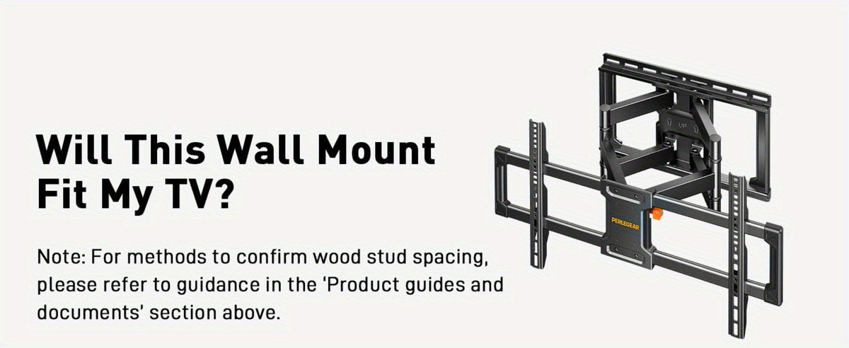 Heavy Duty TV Wall Mount 40-85 Inch 132 lbs – Full Motion Dual Articulating Arms, Tool-Free Tilt Swivel Extend Rotate Level, VESA 600x400mm, Fits 16" Studs, Steel Bracket for Large Flat Screen TVs