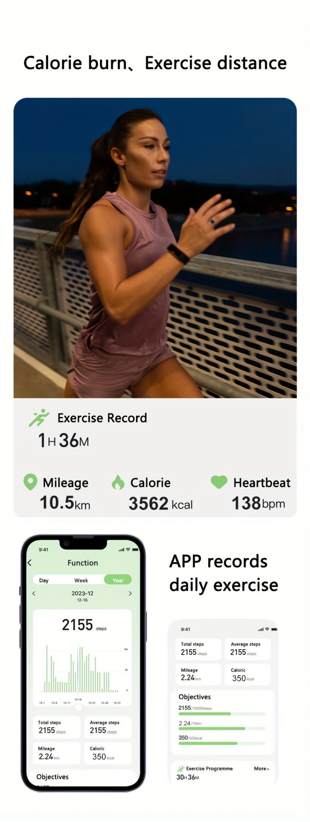 R18 Smart Ring Activity Tracker with 20+ Workout Modes – Sleep & Stress Monitor, Heart Rate, iPhone & Android Compatible, USB Charging, Silvery Black Golden (Size 7-13) Fitness Gift for Men Women