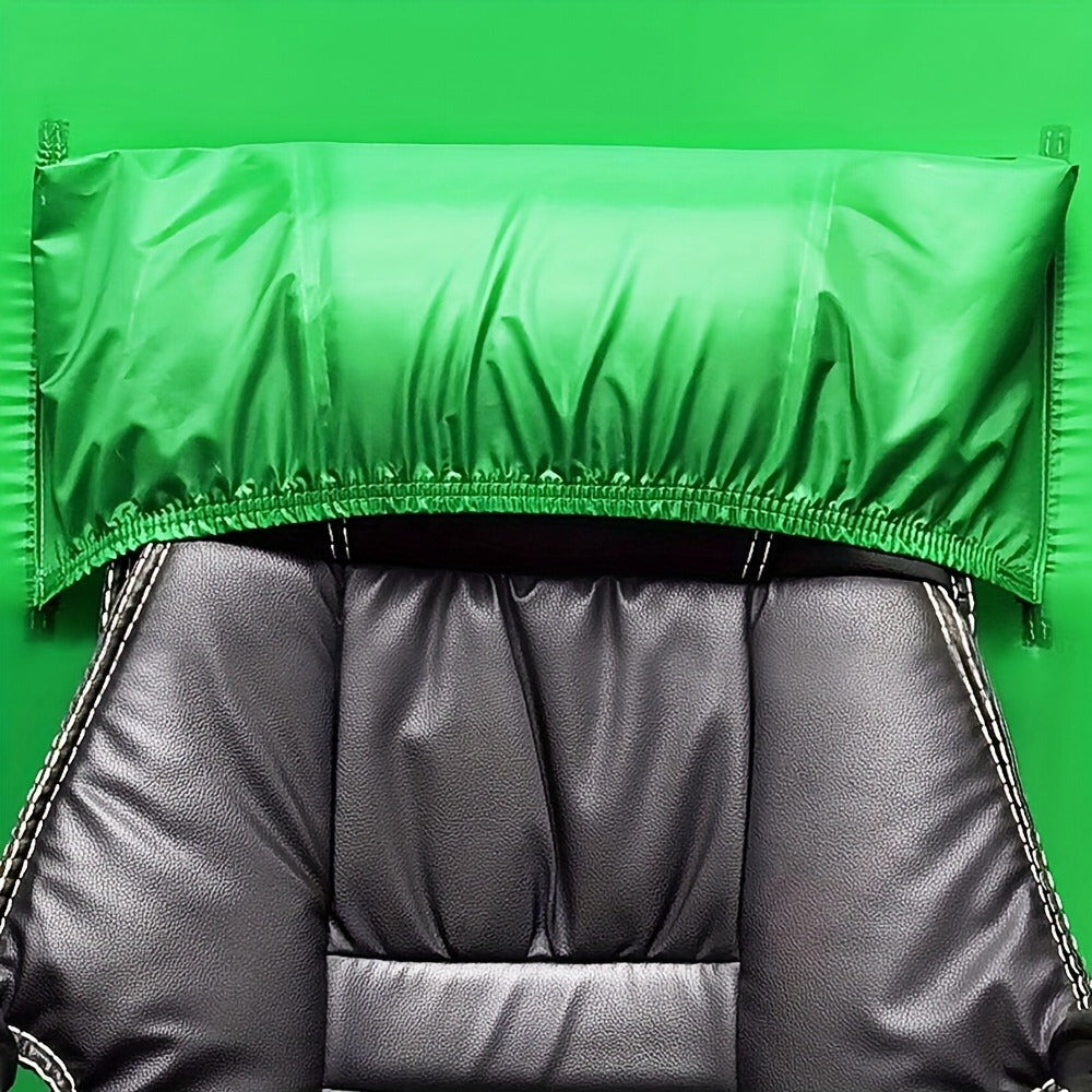 Chair Mount Green Screen Backdrop Collapsible Chroma Key Background for Streaming Vlogging Video Calls Zoom Portable Wrinkle-Resistant Polyester Easy Setup for Home Studio Content Creators