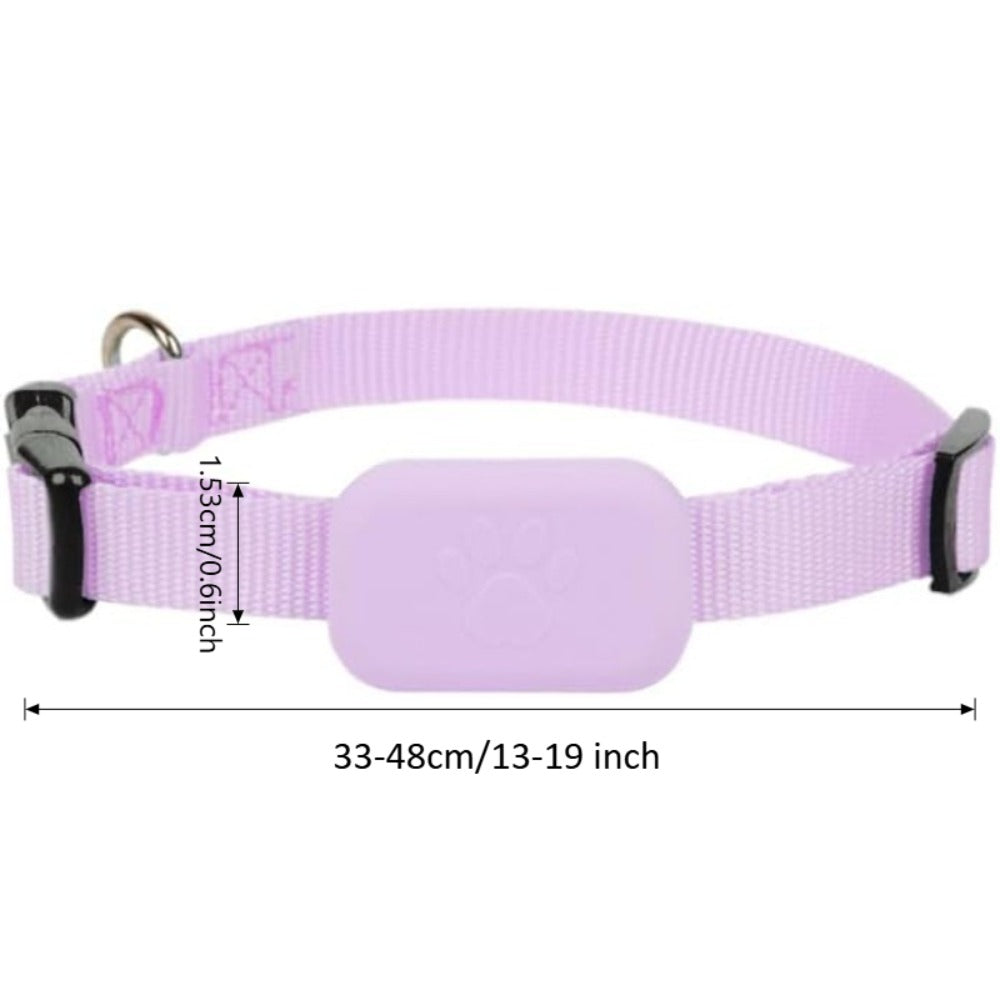 Pet GPS Tracking Collar Dual-System Smart Positioning – Anti-Lost Adjustable Collar Tracker for Cats Dogs & Puppies, Real-Time Location, Lightweight & Durable Design