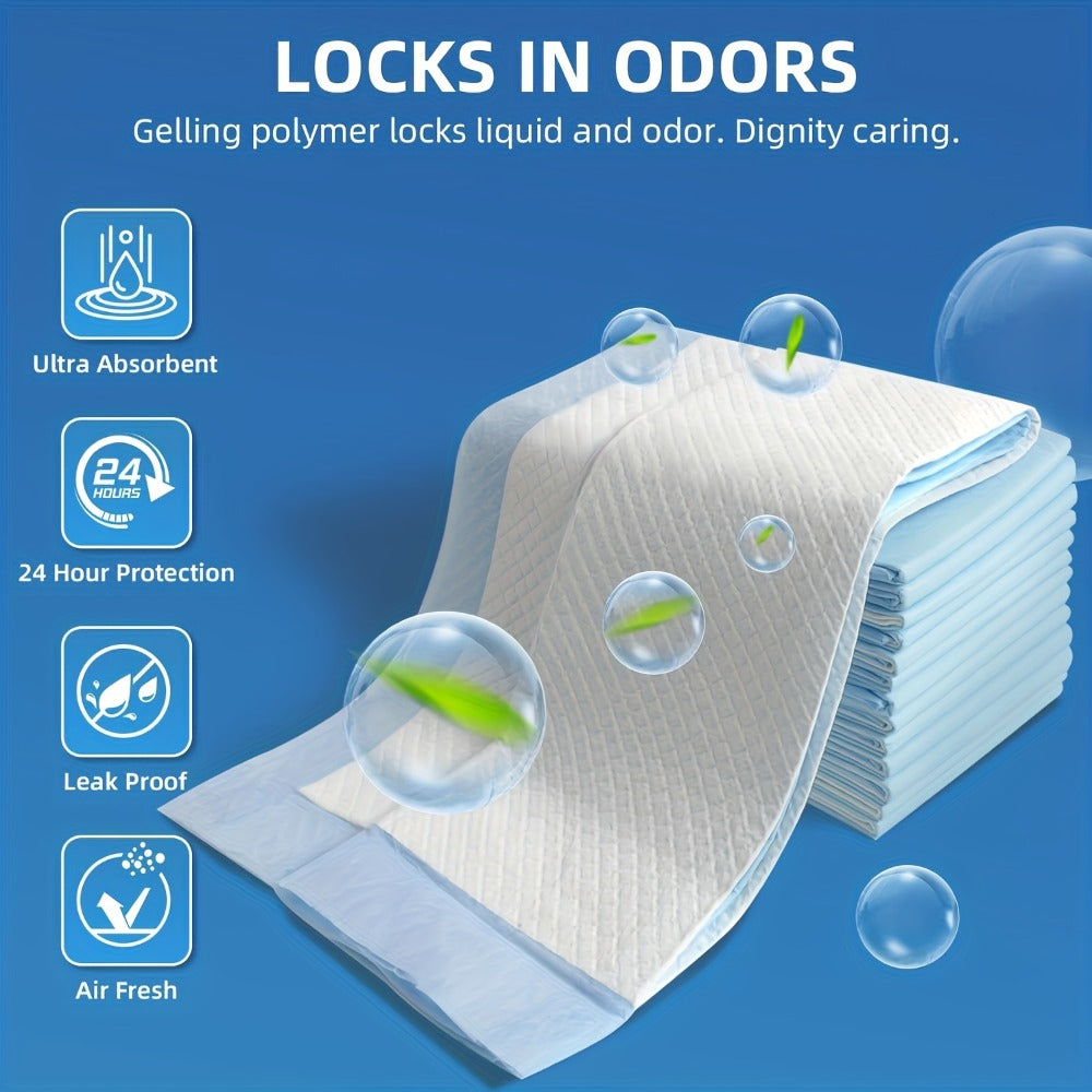 Disposable Incontinence Bed Pads for Adults and Elderly Thickened Highly Absorbent Leak-Proof Underpads Adult Care Pads Protective Sheets for Elderly Bedding Pet Potty Training Pads 50 to 300 Pieces