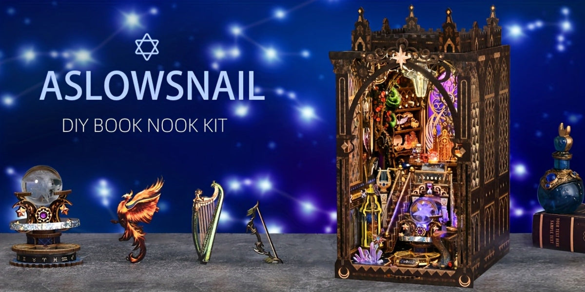 3D Wooden Zodiac Puzzle Kit, Constellation Style for DIY Display