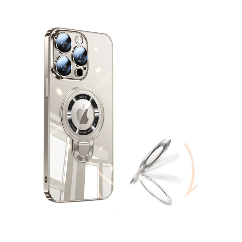 Magnetic U-Stand iPhone Case 2-Piece Set Drop Protection Streamlined Design for iPhone 17 Pro Max 17 Pro 17 Air 17 16 Pro Max 16 Pro 16 Plus 16 15 Pro Max 15 Pro 15 Plus 15 14 Pro Max 14 Pro 14 Plus 14 13 Pro Max 13 Pro 13 12 Pro Max 12 Pro 12