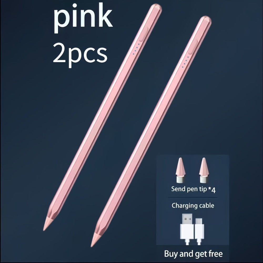 Stylus Pen for iPad & Android Tablets – Palm Rejection, Tilt Sensor, USB-C Charging, Compatible with iPad 6/7/8/9/10, Pro 11"/12.9"/M4, Air 3/4/5/6, Mini 5/6, All Android Tablets (Multi-Color)
