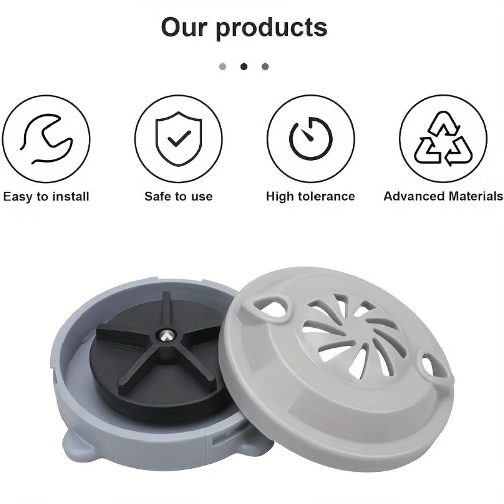 Pipeless Jet Motor for Pedicure Spa Chair Magnetic Jet Head Propeller Cap Complete Replacement Kit LURACO P153 Compatible Nail Salon Hygienic Easy Install Repair Part