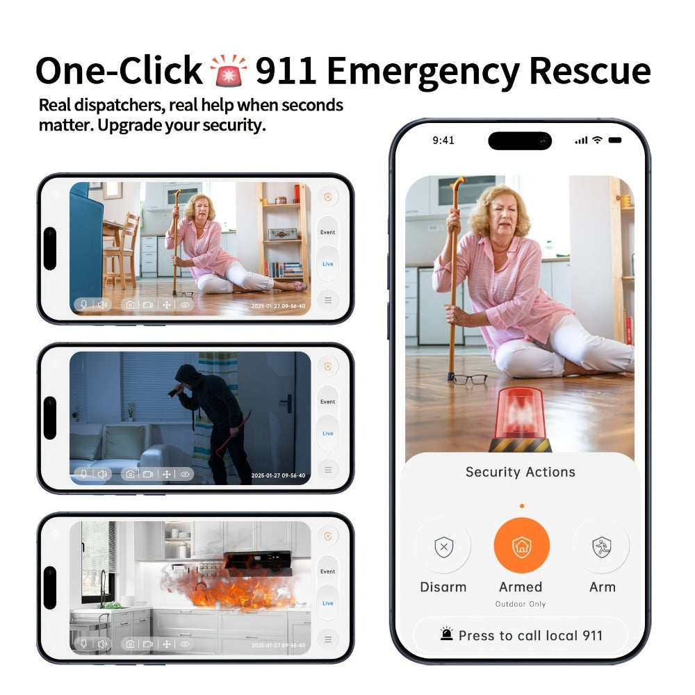 Pet & Baby Camera Monitor Indoor 4MP QHD Robot Camera – 360° Panoramic Night Vision, Motion Detection Alerts, Two-Way Audio, Dual Band 5G & 2.4GHz WiFi, Alexa Compatible, Dog Cat Camera with App
