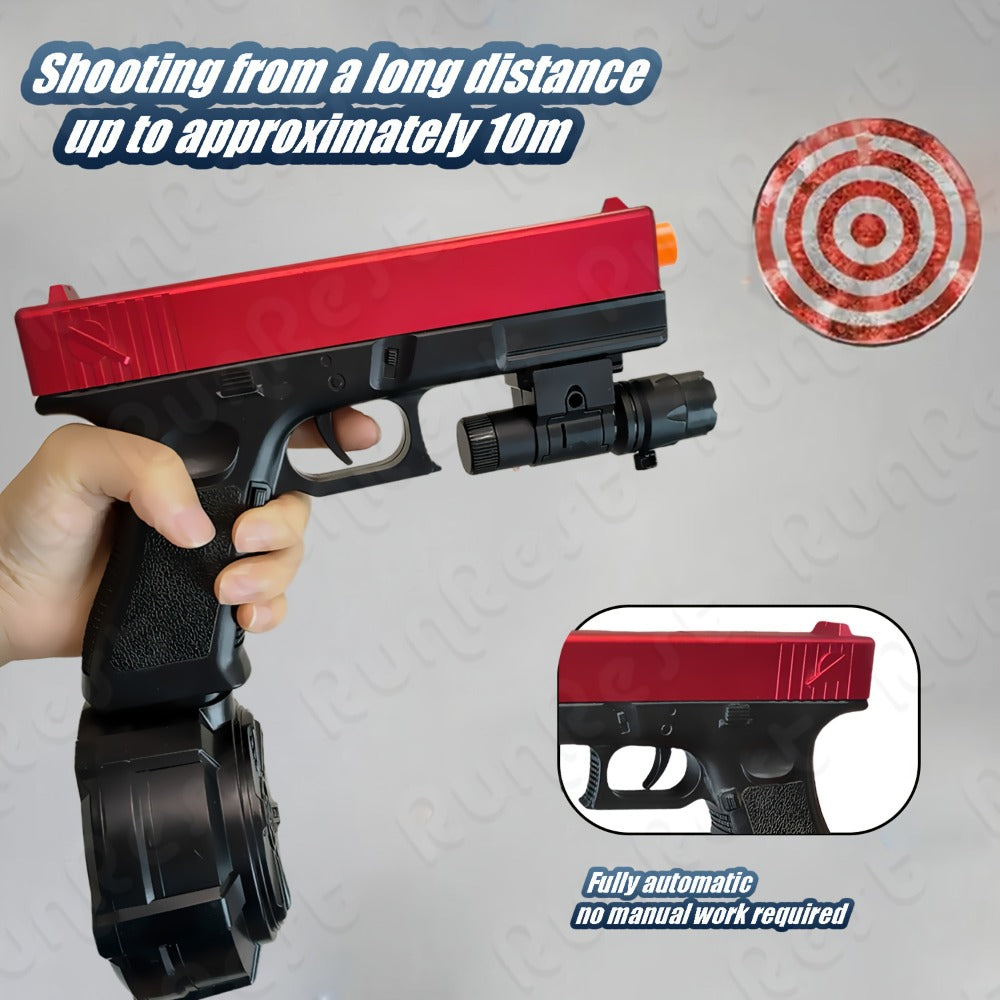 Electric Full Auto Gel Blaster Splatter Ball Rifle – Rechargeable, High-Speed, Long Battery Life, Indoor Outdoor Team Shooting Game Toy for Ages 12+, Halloween & Christmas Gift