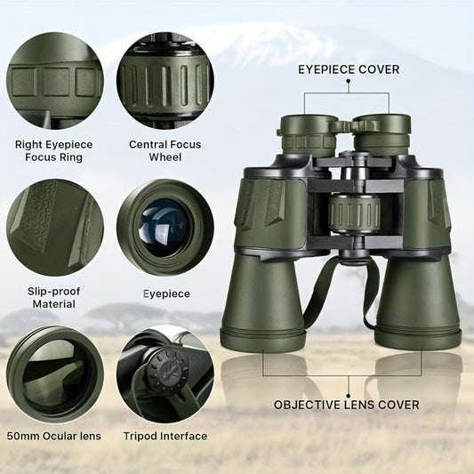 Binoculars with 8x40 Optics & FMC Lenses for Bird Watching, Wildlife & Travel