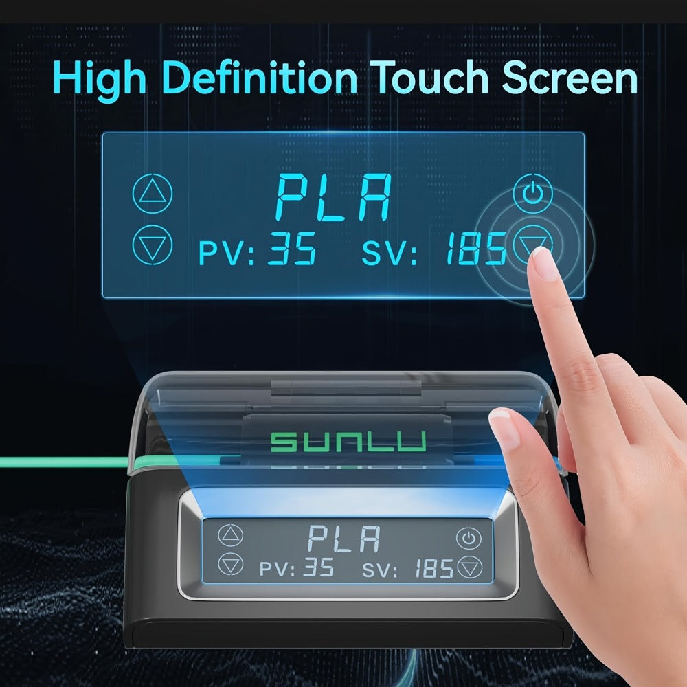 Filament Welder 1.75mm Touch Screen Up to 240°C – SUNLU 3D Filament Connector PLA ABS PETG PCL PA PC Compatible | 200pcs PTFE Sleeves Included USB Powered Portable Filament Joiner Splicer Tool