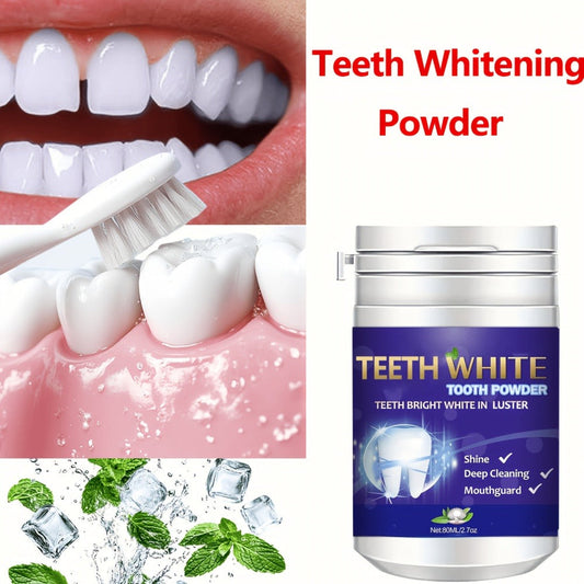 Baking Soda Tooth Powder, Honeysuckle & Mint, 80 ml