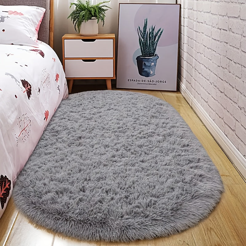 Tie-Dye Shaggy Fluffy Area Rug Non-Slip Machine Washable – Soft Plush Fuzzy Carpet for Bedroom, Living Room, Hallway & Dorm – 6 Colors, 4 Sizes: 2x6, 3x5, 6x9, 8x10 Ft